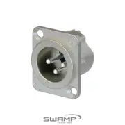 Neutrik NC3MD-LX Male XLR Panel Mount Connector