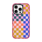 iPhone 16 Pro Impact Case MagSafe Compatible Checker Party