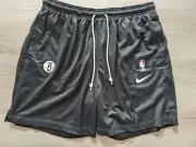 NWT NIKE BROOKLYN NETS NBA PLAYER STANDARD ISSUE REVERSIBLE SHORTS sz XL