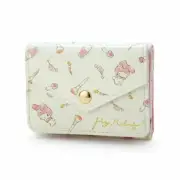 Sanrio My Melody Mini Tri-fold Wallet 3.7" Synthetic Leather Japan Import
