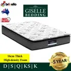 Giselle Mattress QUEEN DOUBLE KING SINGLE Bed Medium Firm Spring Foam 24cm