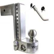 Weigh Safe Hitches WS6-2-KA Adjustable 6" Drop Ball Mount