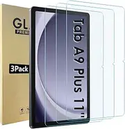 [Bigqin] [3 Pack] Screen Protector Compatible with Samsung Galaxy Tab A9+ / A9 Plus 11" SM-X210/X215/X216, 9H Hardness, HD Clear, Scratch-Resistant, Bubble Free, Easy Installation