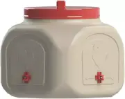 Overez 5-Gallon Compact No-Spill Chicken Waterer for Hens, Indoor & Outdoor