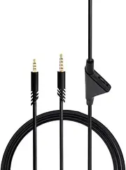 ZLiT A10 A40 Headset Cable,Replacement Cable Cord for Astro A10 A40 Gaming Headset Audio Mute Inline Cable Cord for Logitech for Xbox One PS4 (Black)