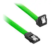CableMod ModMesh Right Angle SATA 3 Cable 30cm Light Green