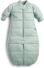 Sleep Suit Bag 3.5 TOG – 3–12 Months – Sage Print – 400 Thread Count Organic Cot