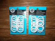 Loops & Threads Two Packs Of 14 Each Sewing Plastic Rings