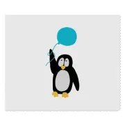 2 x 'Penguin With A Balloon ' Lens Cleaning Cloths (LC00029499)