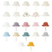 Baby Sun Hat Infant Bucket Hat Lovely Print Toddler Fisherman Hat Girls Headwear