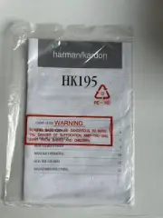 Harman Kardon HK195 Speakers Users Guide Manual Still In Wrap Vintage Retro Comp