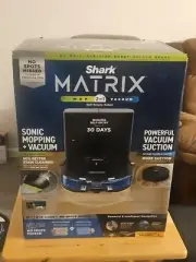 Shark MATRIX 2-in-1 Self-Empty Robot Mop & Vacuum UR2450WS Black BRAND NEW