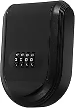 TEMPNAP Wall Mounted Key Lock Box Safe Storage with Resettable Code for Home Office Vehicle Key Management Weatherproof Key Storage for