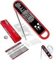 Digital Meat Thermometer for Cooking, Instant Read Thermometer with Backlight, Kitchen Food Thermometer for Grill Smoker BBQ Oil Deep Fry Candy Bread Coffee