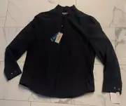 Kenneth Cole Reaction Men’s Blue Tech Washable Over Suit Jacket Sz 40 Long
