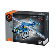 323pc iM.Master Seaplane Building Blocks Kids DIY Assemble Toy Set Blue 6y+