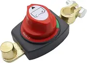Car Battery Switch 12V-48V Disconnect Power Master Cut/Shut Off Switch for Marine Boat RV