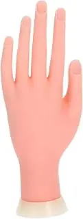 NOLITOY Flexible Manicure Training Hand Model for Nail Art Practice Bending Fake Hand Tool for Anonychia and Nail Design