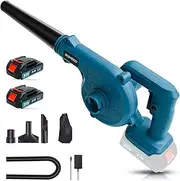 Cordless Leaf Blower with 2PCS 1500mAh Batteries Powered Small Handheld Leaf Blower for Lawn Care LAN-CXJ-B