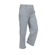 Mercer Culinary M60030HTXS Millennia Unisex White Hounds Tooth Cook's Pants - XS