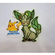 Leafeon Rhinestone Plush Keychain Pokemon Center Japan / US SELLER