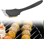 Multifunctional Stainless Steel Brush for Barbecue Grills, Wires Durable Grill Cleaner(L)