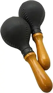 Ｓｉｍｈｏａ 2Pcs Maracas Sand Hammers Percussion Instrument Shakers for Band Entertainment Concert