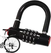 Lock for Bike,Padlock with Code - Anti-Theft Padlock Waterproof Bike Wheel Locker for Outdoor Camping Motorcycle Travel Garage Backpack Men Women