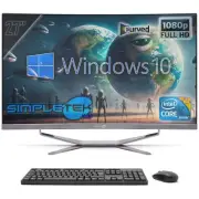 All IN One 27 " Curved I7 RAM 8gb SSD 480gb Windows 10 Pro Computer Aio PC Fixed