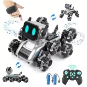 Robot Dog, 2.4Ghz Remote Control Dog Stunt RC Cars with Music & Light, 2