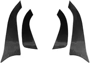 ATATNK Compatible for Infiniti FX QX70 Door Armrest Trim Panel Cover Parts Tuning Real Carbon Fiber Sticker Car Interior Moulding Accessories(Black)