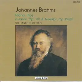Music & Art CD706 布拉姆斯鋼琴三重奏 Johannes Brahms Piano Trio Op101 Opus THE MIRECOURT TRIO (1CD)