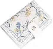 [Generic] Credit Card Cases for Women - Anti-demagnetization Card Case with Floral Pattern, Slim Card Case for Women | Compact Credit Card Case for Women, Stylish Wallet for Card, ID Card, Breeze, Siehe, breeze