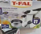 T-FAL PRESSURE COOKER SENSOR2 18/10 STAINLESS STEEL 6.4QT BONUS LID BRAND NEW