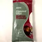 Basics Bedding Mattress Protector Bed Zippered Vinyl Secure Fit Size Full