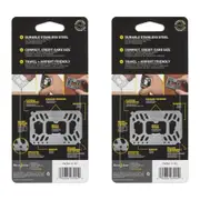 2x Nite Ize Financial Tool 8cm Stainless Steel Multi-Tool Card/Bottle Opener SVR