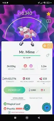 Pokemon TRADE - Mr. Mime ! Regional Pokemon Same Day Trade Fast