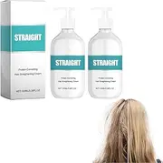 Protein Correcting Hair Straightening Cream, Protein Correction Hair Straightening Cream, Silk & Gloss, for All Hair Types (2pcs)
