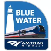 Amtrak Blue Water Route Collector Edition Enameled Lapel Hat Pin