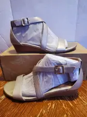 Sofft Innis Champagne Wedge Sandal Women's 8.5 M Retail $120