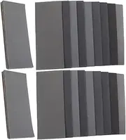 NULYLU Sandpaper Assortment Grit Sandpaper Sheets Kit for Wood and Auto Polishing