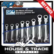 SP Tools Spanner Set 8 Piece Flexhead Metric Geardrive Wrench SP10318