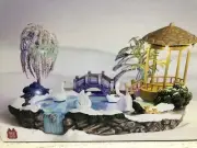 St. Nicholas Square Swan Pond Illuminated Musical NIB RETIRED 2023