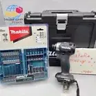 MAKITA TD173DZ Impact Driver BLACK & Bit Socket Drill 33 Piece /w Box Full Set
