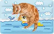 Dog Cooling Mat – Washable Ice Silk Pet Blanket With Non-Slip Base, Waterproof Cooling Pad | Lightweight Foldable Cushion, Breathable Summer Bed, Portable Mat For Outdoor, Indoor, Camping, Bea