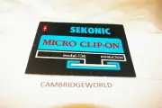 SEKONIC MICRO CLIP ON LIGHT EXPOSURE METER INSTRUCTION MANUAL GUIDE BOOK