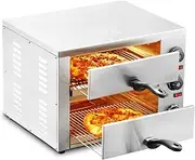 [VEVOR] Electric Pizza Oven for Countertops, 12-inch, 1700W, with Temp Control & 0-120 Min Timer, Even Baking Technology & Easy Clean Crumb Tray, Ideal for Both Commercial & Home Kitchens