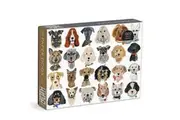 Galison Puzzle Paper Dogs 1000 Piece