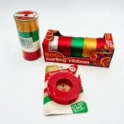 Vintage In Package Holliday Ribbon TG&Y Price Tag Curling Dispenser Pack