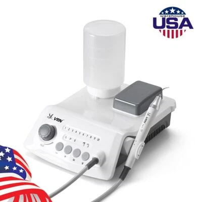 VRN-A8 Dental Portable Ultrasonic Piezo Scaler LED Detachable Handpiece USA